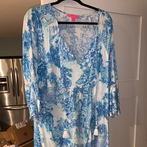 Lilly Pulitzer tunic dress xl preowned excellent